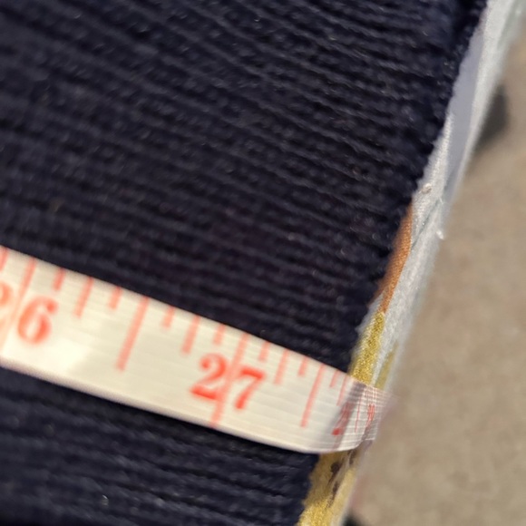 SFKM NWT Men’s Navy Blue V-Neck Pullover Long Sleeve Sweater Size M - Picture 6 of 7